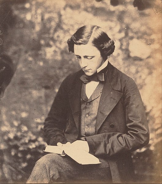 Lewis Carroll self-portrait c. 1856.