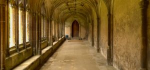 Cloister Walk, Lacock Abbey. Image courtesy of David Dixon and Geograph. cc-by-sa 2.0.