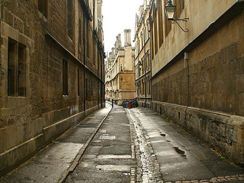 Oxford's Brasenose Lane - Beautiful Passages, Lanes & Streets