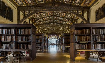 Oxford University - Old library (Duke Humfrey’s). Image courtesy of Wikipedia.