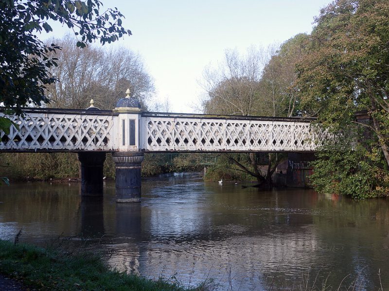 Oxford Bridges: Gasworks Pipe Bridge, Built in 1886