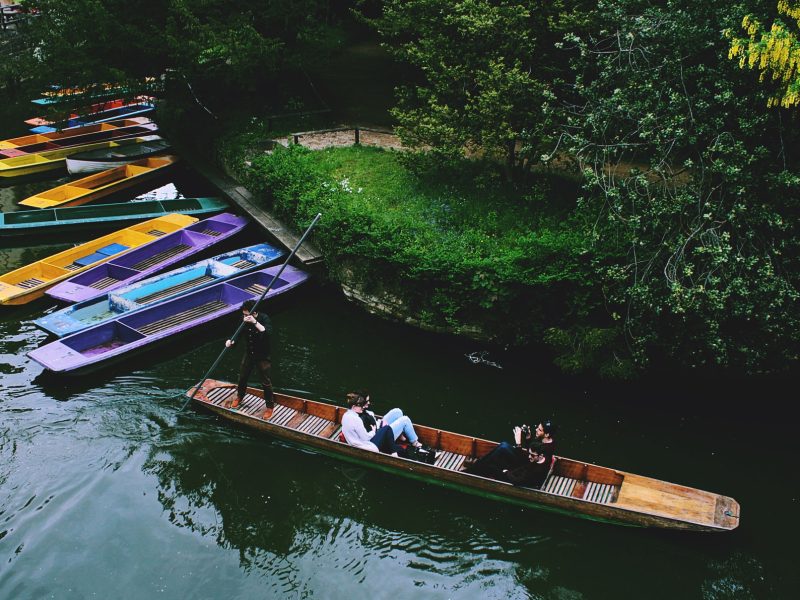 Punting on the Cherwell River
